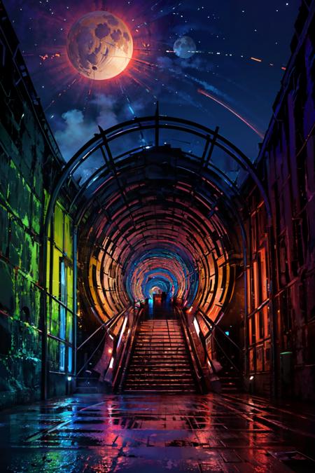 Light Tunnel | Rainbow Tunnel