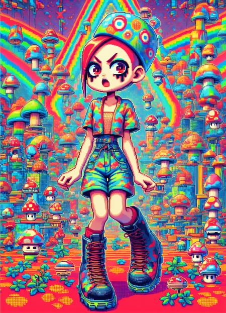DonM - Shroom Kingdom 8bit [SD,SDXL,Pony]