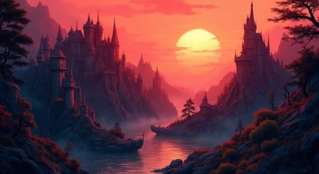 FLUX Fantasy Wallpaper Generator