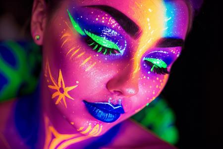 Blacklight UV (SD 1.5) art style lora