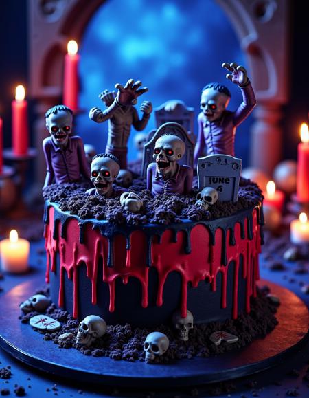 Creepy and eerie cakes flux