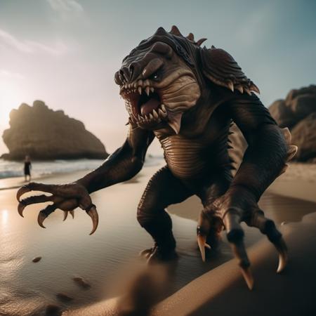 Rancor - Star Wars - SDXL