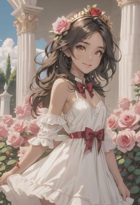 Anime Style Rose Garden
