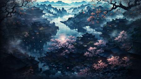 绪儿-水乡场景 Water town scene
