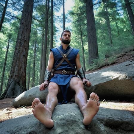 Male feet pose / barefoot