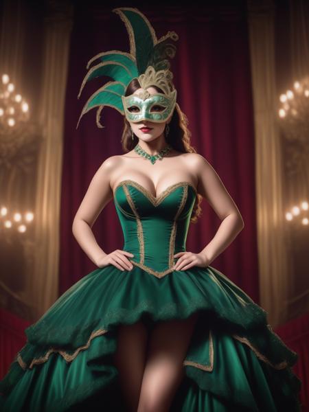Masquerade Dress (XL)