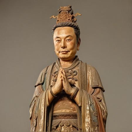 Ancient Chinese Temple Sculpture Style