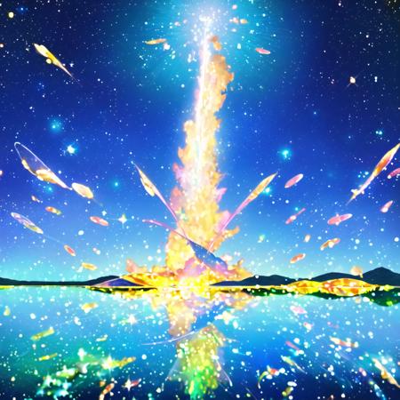 light powder(光粉、火粉差異化lora、コピー機学習法,svd)-Make more special effects in your image