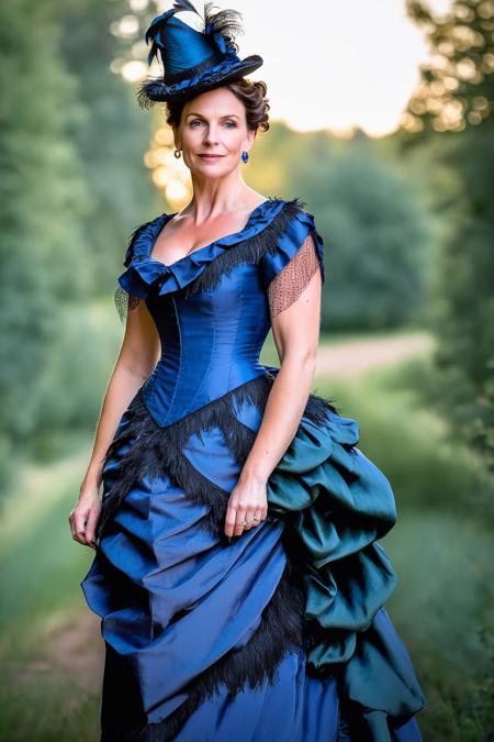 Victorian bustle dress