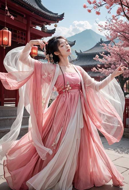 0758 Peach Blossom Hanfu