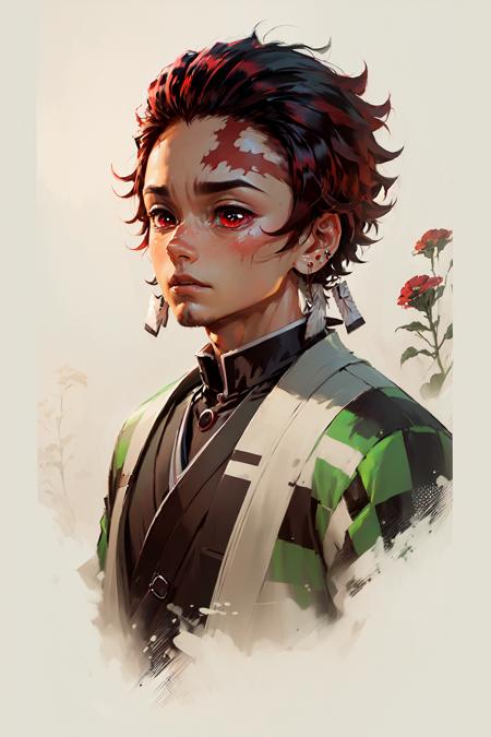 Tanjiro Demon Slayer版本Tanjiro LoRA v1.0 (ID: 119885)