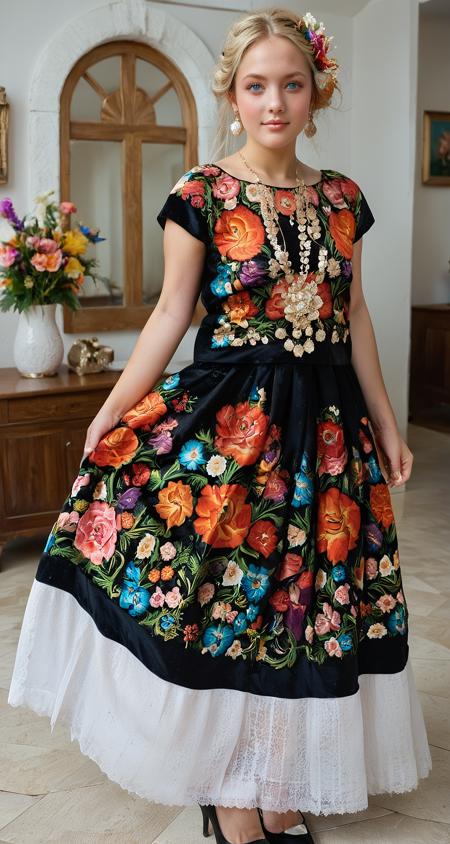 Tehuana Dress Mexico - Clothing