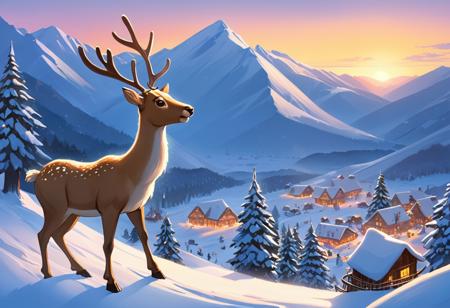 Dynamic Wildcard - winter scene unleashed