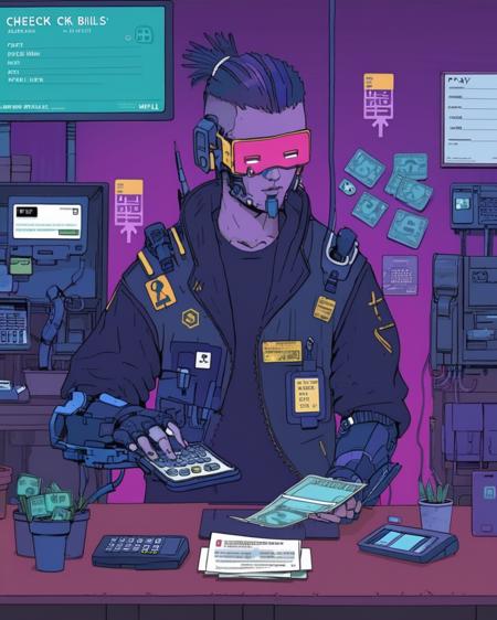 Cyberpunk Anime Style