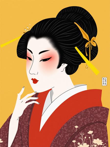 Flux Imitation of Ukiyoe style