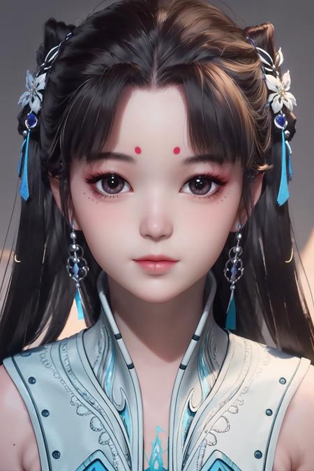 激萌ai蓝灵娥少女版