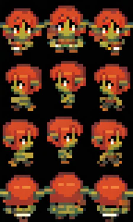 RPG Top Down 4 Direction Walk Cycle [Pony]版本RPG Top Down 4 Direction Walk Cycle [Pony] (ID: 418802)