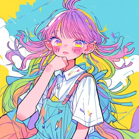 Chaotic Colorful Anime