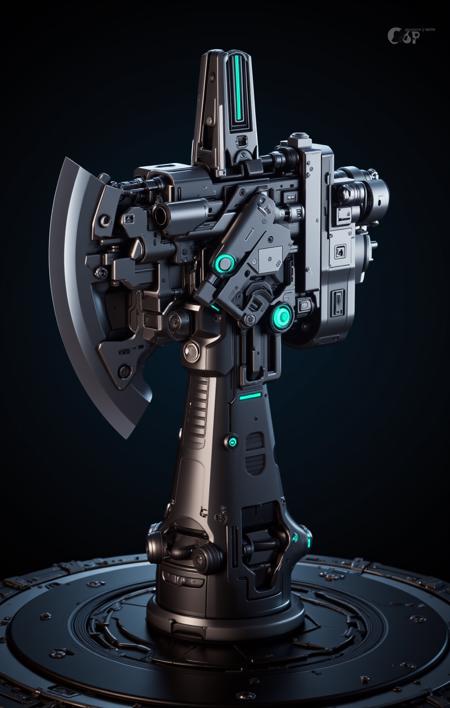 Sci-fi Quantum Weapon: XDimension Peace Guardian - mecha -  space warrior