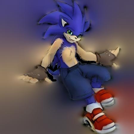 Sonic the hedgehog by Souldreamx’s style