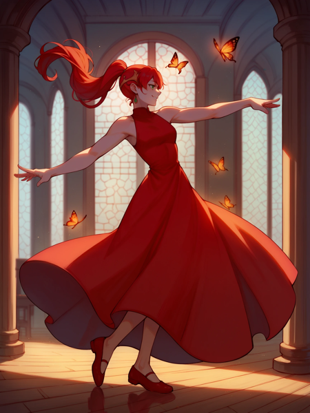 Pyrrha Nikos (RWBY) - 4 Outfits