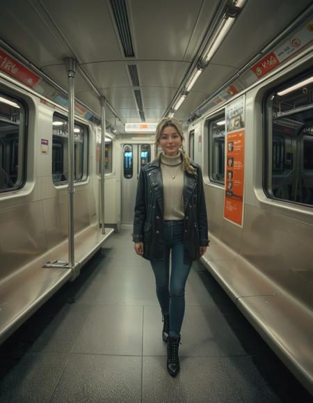 subway train background
