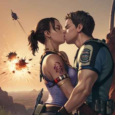Chris Redfield & Sheva Alomar (Resident Evil 5) PonyXL