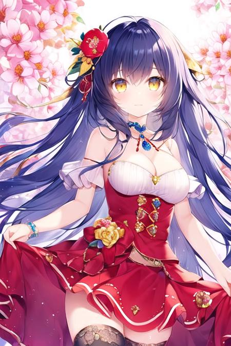 蔚蓝多彩-洛可可风格化-A vivid and multicolored palette - Rococo Style