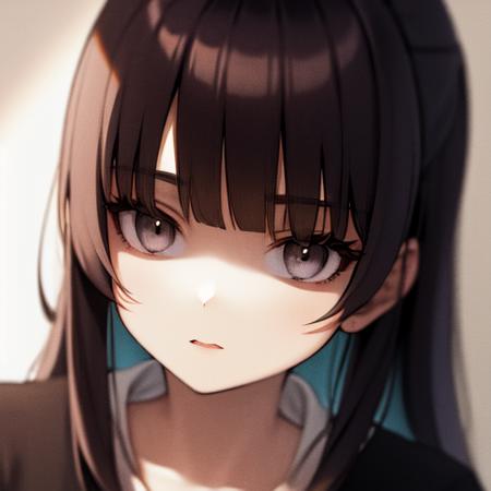 Shaded face (eyes in shadow)