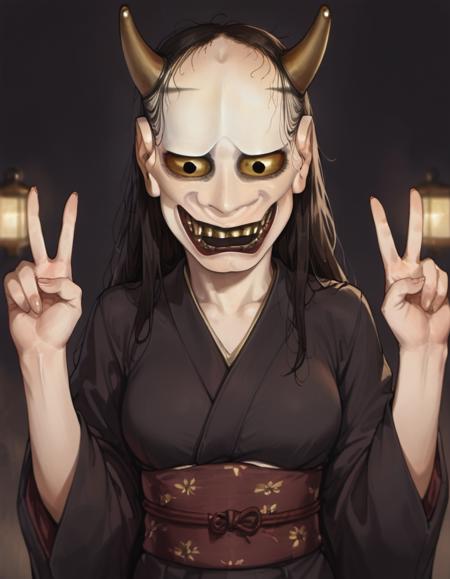 能面(Noh mask)