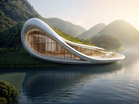 floating house zaha hadid版本v1.0 (ID: 100407)