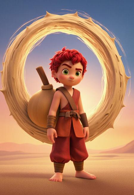 FLUX Pixar Cartoon 3D Style by LH