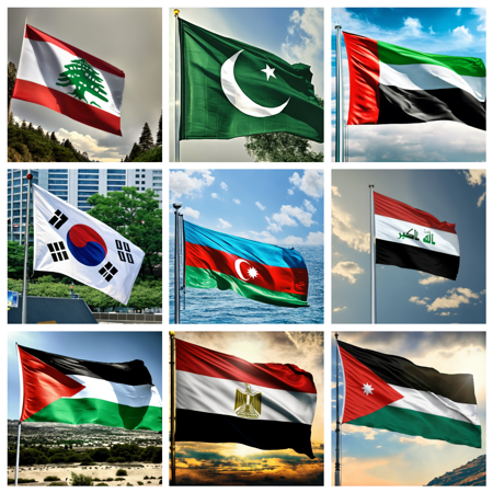 All Asia flags版本AsiaFlags01 (ID: 353090)