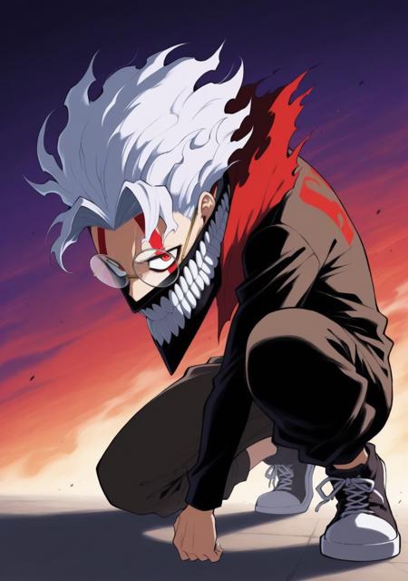 Ken Takakura - ALL OUT - Turbo Granny Form -  Yokai Form - (Dandadan) [Illustrious | Pony XL]