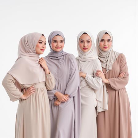 Hijab Fashion (choose from diffrent styles) XL + F1D + SD 1.5