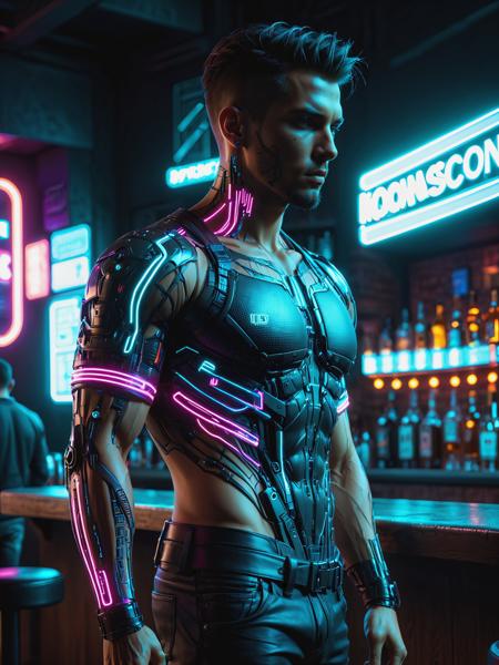 Neon Cyberpunk FLUX, SDXL & SD1.5