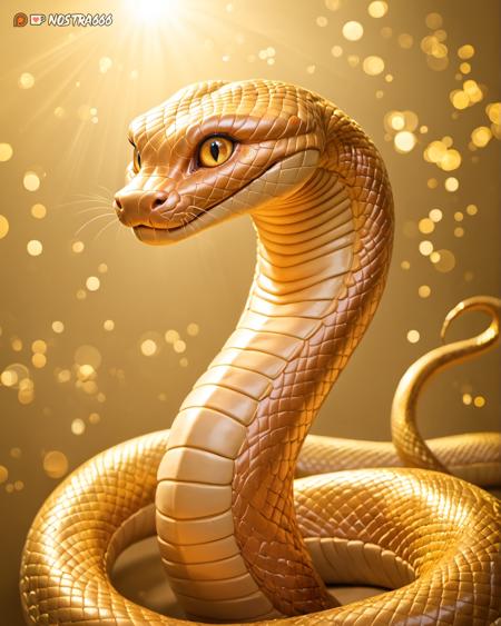 Gold Snake Chinese Year of the Snake