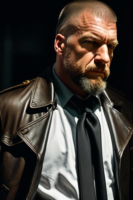 Triple H (shaved head) - Textual Inversion