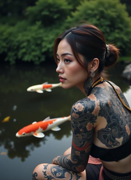 Flux - Traditional Japanese Style Full-Sleeve Tattoo - By Devildonia