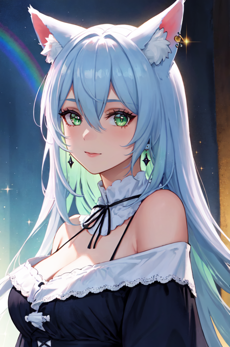 Victorian Fox Girl Set (Textual Inversion)
