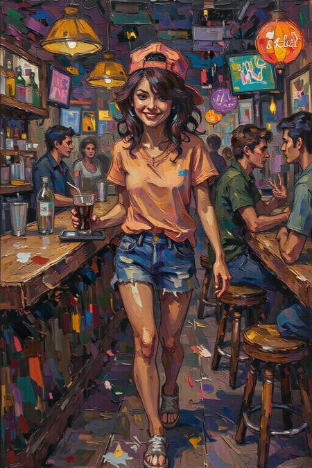 Impasto Oil Painting Style