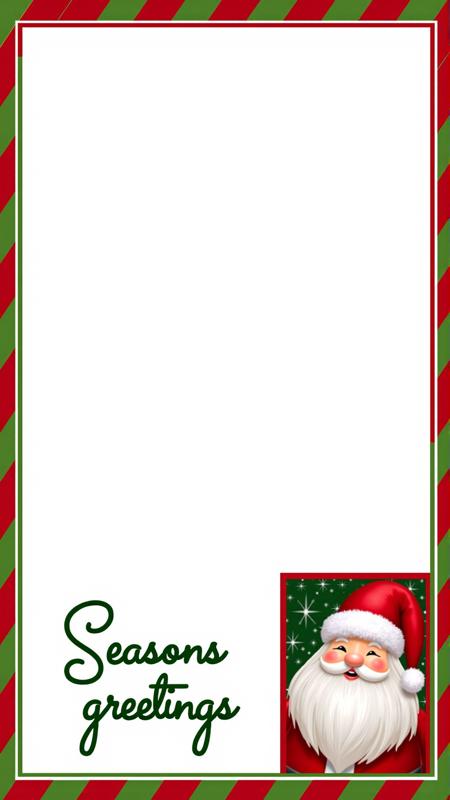 ? Christmas Postcard Template - Print your own generated X-mas card! ? [Flux]