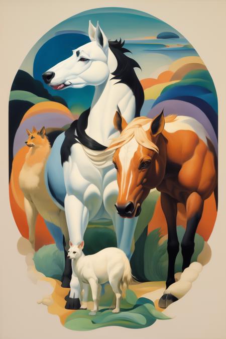style of Georgia O'Keeffe 404