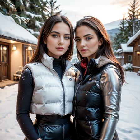 Cropped Puffer Vests - Puffer Jacket and Down Jacket