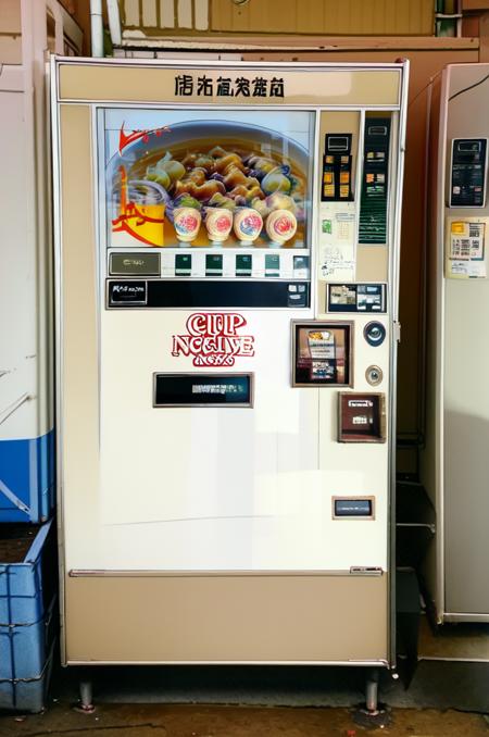 うどん自販機（神戸）Udon vending machine (Kobe,Japan)