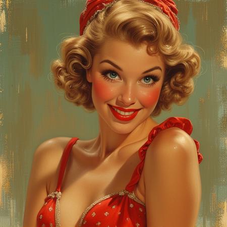 style of Gil Elvgren [FLUX] 149