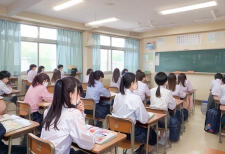 学校の教室 / Japanese School Classroom PONY
