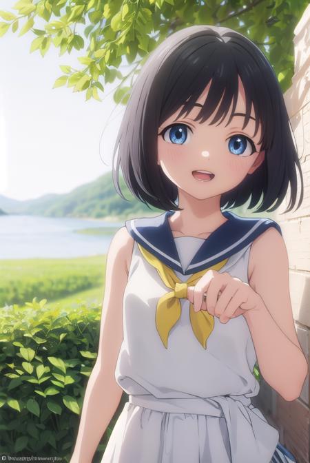 Kao Akebi (明日 花緒) - Akebi's Sailor Uniform (Akebi-chan no Sailor-fuku) (明日ちゃんのセーラー服)