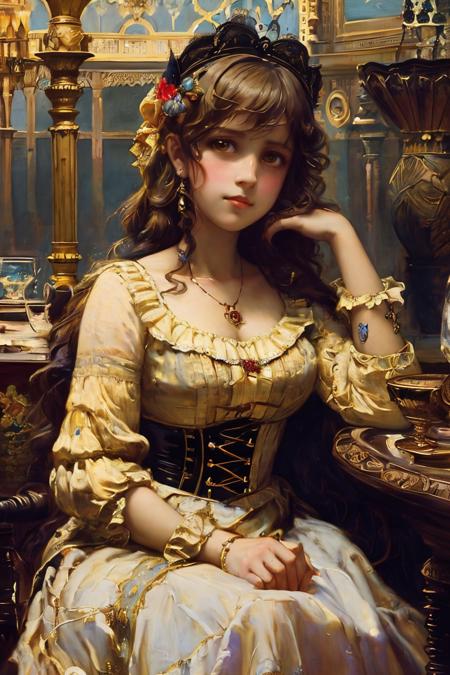 style of Jean-Joseph Benjamin-Constant 346