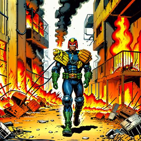 Judge Dredd Comic Style (SDXL)